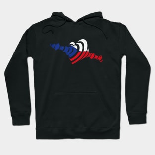 Corazón Bandera República Checa Eurovisión Hoodie